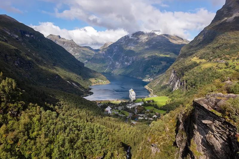 7-Day Norwegian Fjords Superyacht Charter: Norwegian Fjords coastline