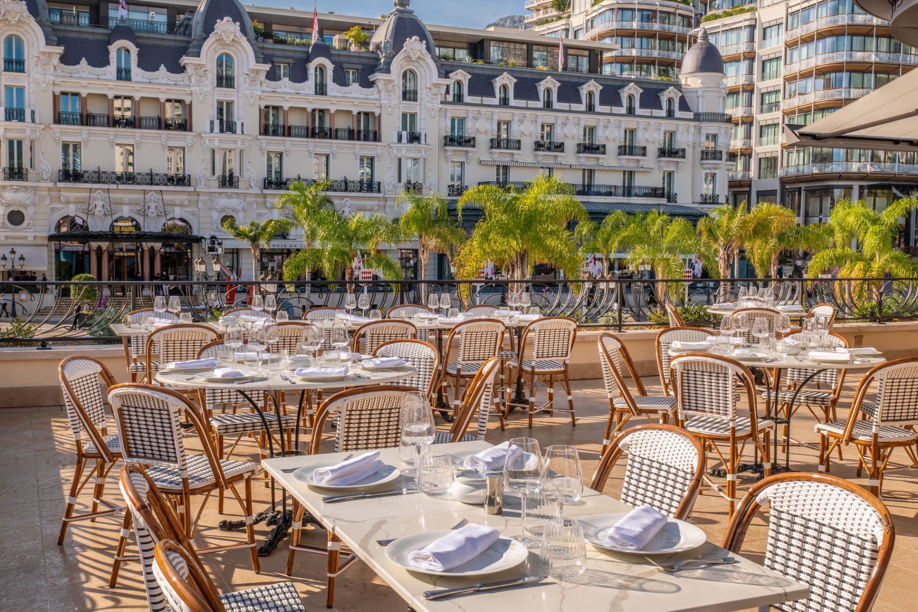 Café de Paris Monte-Carlo, Monaco, reachable by yacht tender