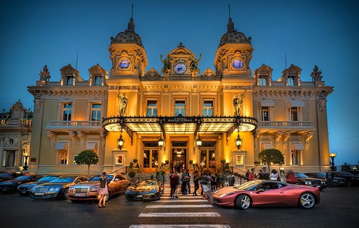 Monte-Carlo Casino, Monaco, reachable by yacht tender