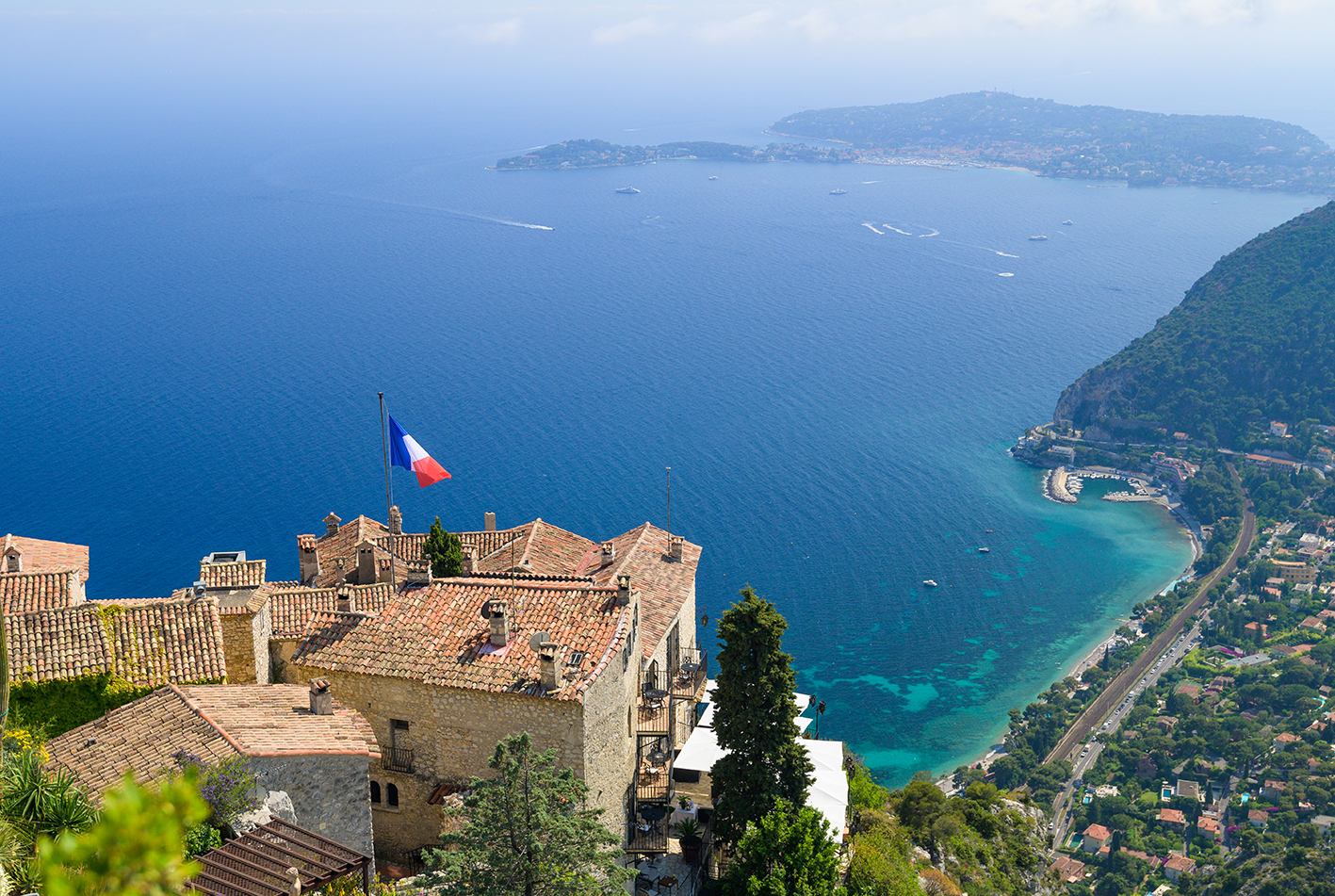 Eze Bord de Mer, Monaco, reachable by yacht tender