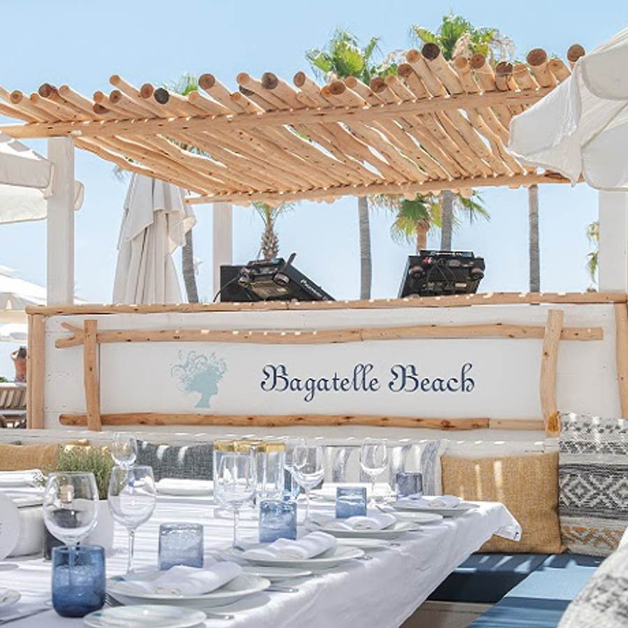 Bagatelle, Saint-Tropez, reachable by yacht tender